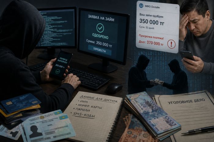 Оформили онлайн-займы на 70 человек: в ЗКО расследуют дело в отношении МФО