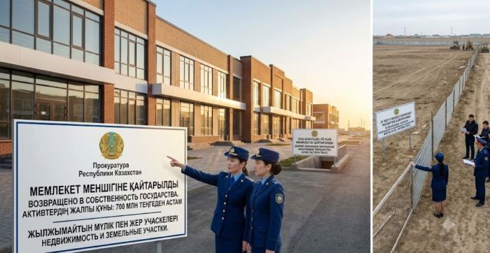 Имущество на 700 миллионов тенге забрали у недобросовестных бизнесменов в Атырау