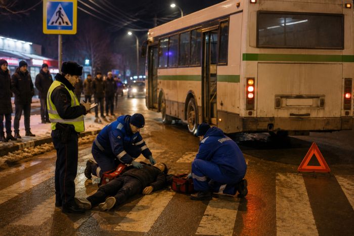 За искалеченную жизнь 17-летнего подростка водитель автобуса из Атырау получил год колонии
