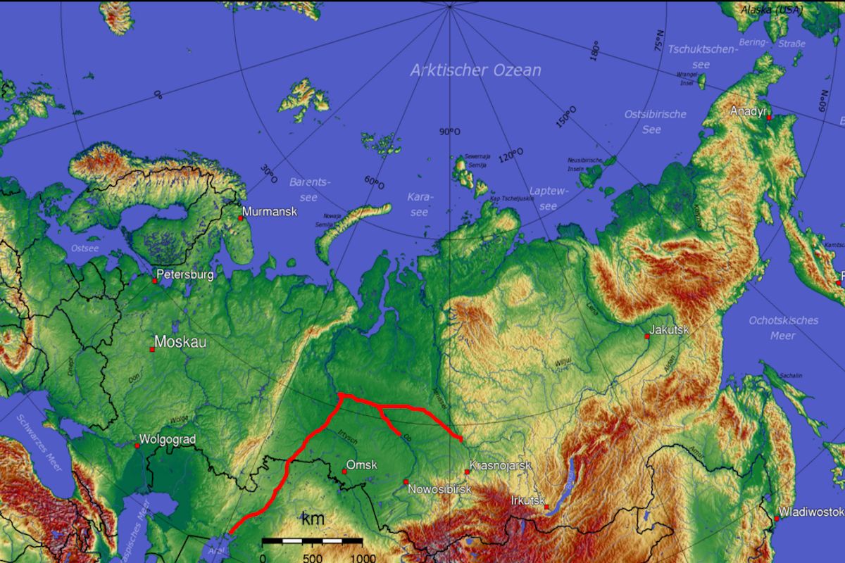 Поворот сибирских рек (схема) Поворот сибирских рек (схема)