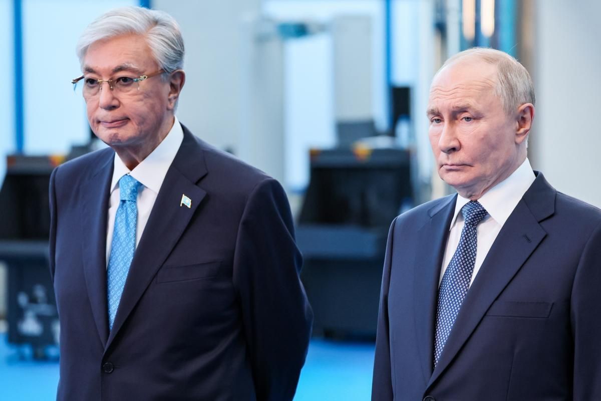 Президент Казахстана Касым-Жомарт Токаев и президент РФ Владимир Путин &copy; Сергей Савостьянов/ ТАСС