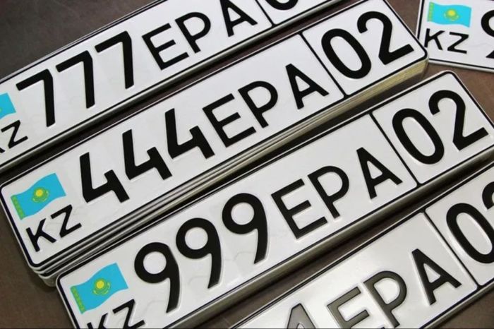 Поддельные госномера доставляли из России и продавали в регионах Казахстана