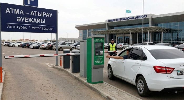 Парковка в аэропорту Атырау снова стала платной. Законно ли?