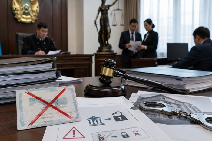Дважды снял арест со счёта должника: судебного исполнителя в Алматы лишили лицензии  