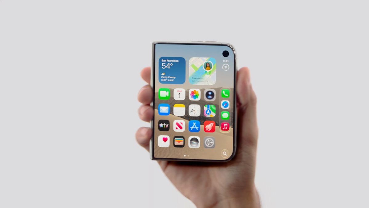 первый складной iPhone Duo