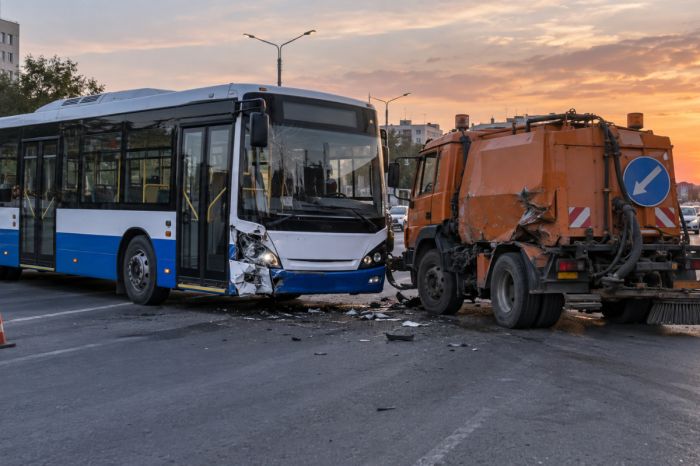 В Кульсары в ДТП с участием пассажирского автобуса пострадали три человека