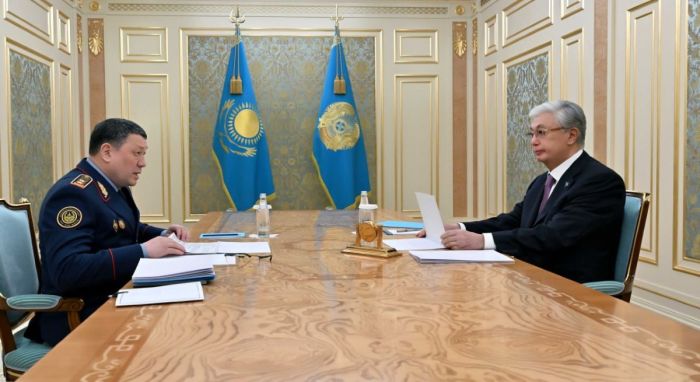 Преступность в Казахстане снизилась на 15 процентов: Токаев принял главу МВД
