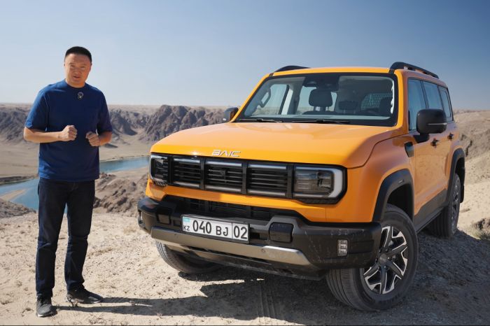 BAIC на бездорожье Казахстана: что показал тест-драйв на маршруте «Скальные ворота»