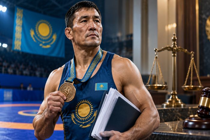 Казахстанский борец отсудил выплату за медаль чемпионата мира