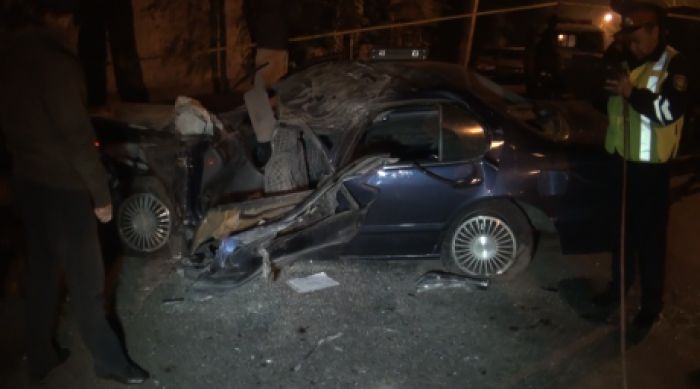 Двое полицейских погибли в аварии в Алматы (ФОТО)
