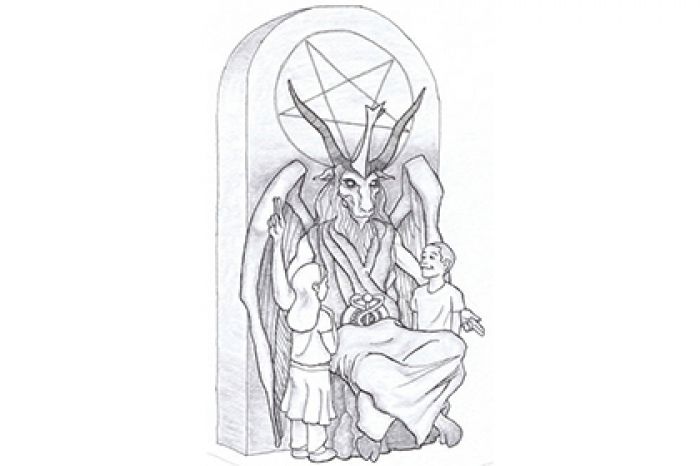 В США представили макет двухметровой статуи Сатаны