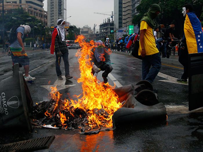 В Венесуэле, где был подавлен "переворот по украинскому сценарию", новые беспорядки