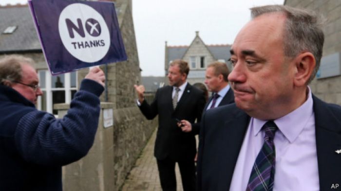 Известны первые данные референдума о независимости Шотландии