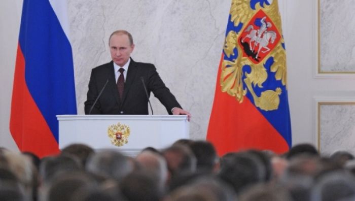 Путин выступил с ежегодным посланием Федеральному собранию РФ
