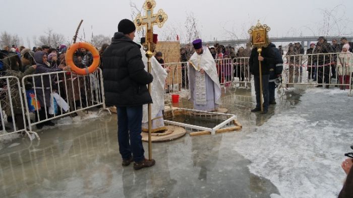 Православные отмечают Крещение 