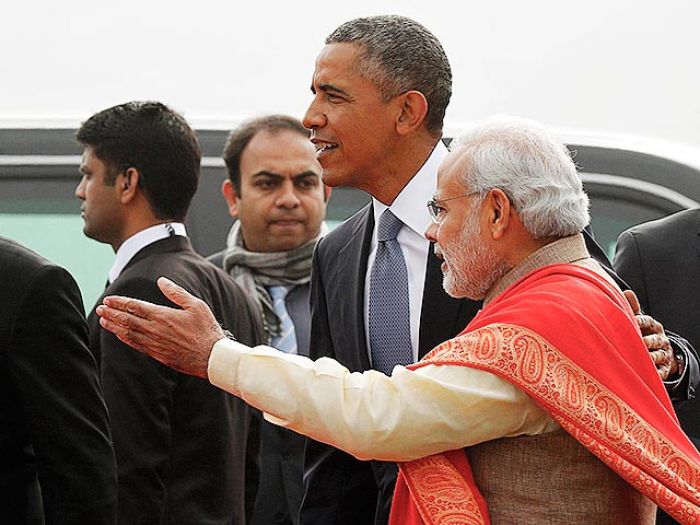 Обама прибыл в Индию с "беспрецедентным" визитом