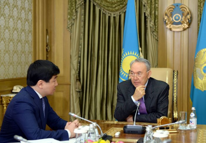Байбек доложил Назарбаеву об итогах деятельности партии «Нур Отан»