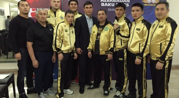 Боксеры "Астана Арланс" победили "Баку Файрс"