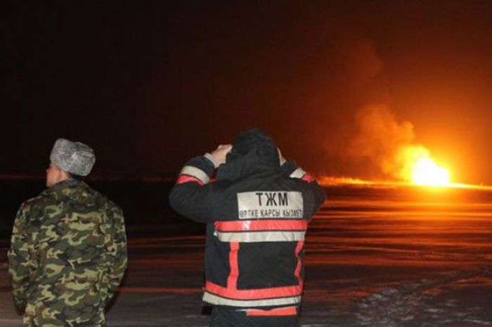 Возле Уральска взорвался газопровод