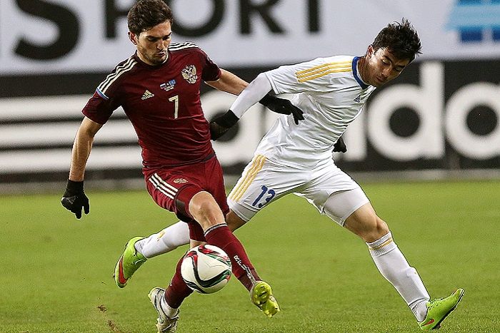Футбол: Казахстан и Россия сыграли в ничью в товарищеском матче
