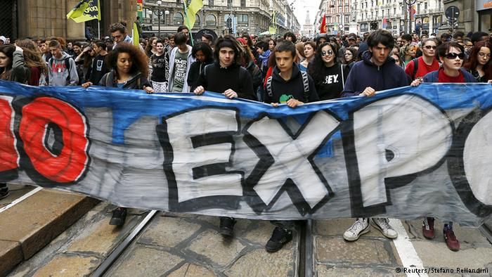 Милан: демонстрации против ЭКСПО-2015