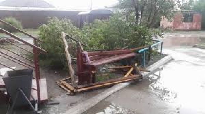 Ветер обесточил почти 50 000 домовладений в Семее