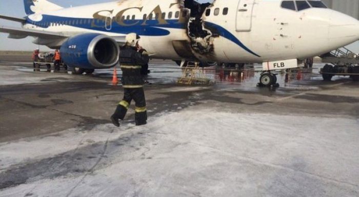 Самолет SCAT, где произошел пожар, восстановлению не подлежит 
