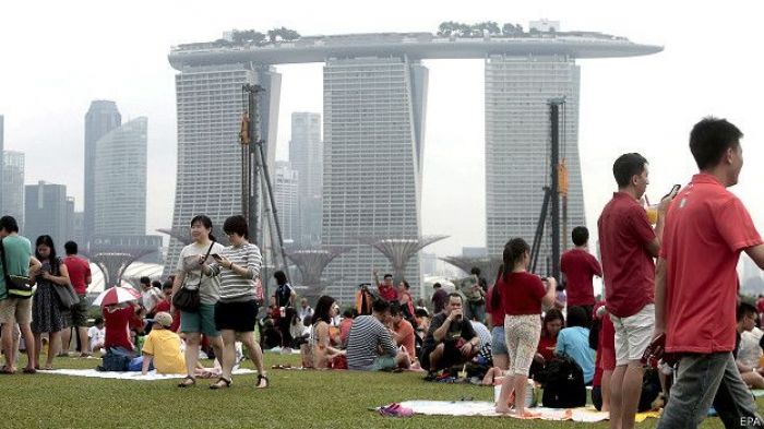 Сингапур празднует 50 лет независимости