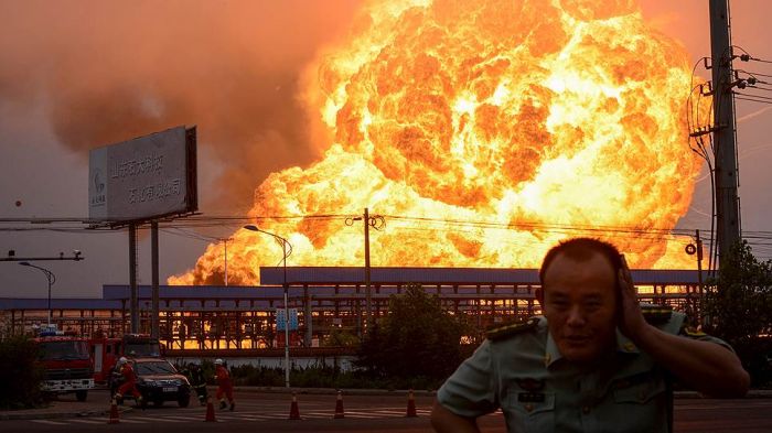 ​В Китае прогремел очередной взрыв на химзаводе (+видео)