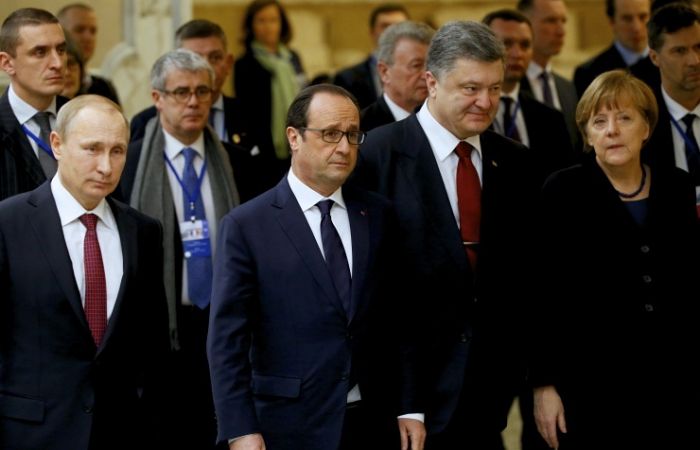 Путин не вышел к прессе после переговоров "нормандской четверки" в Париже