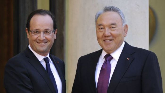 Назарбаев прибыл во Францию с официальным визитом