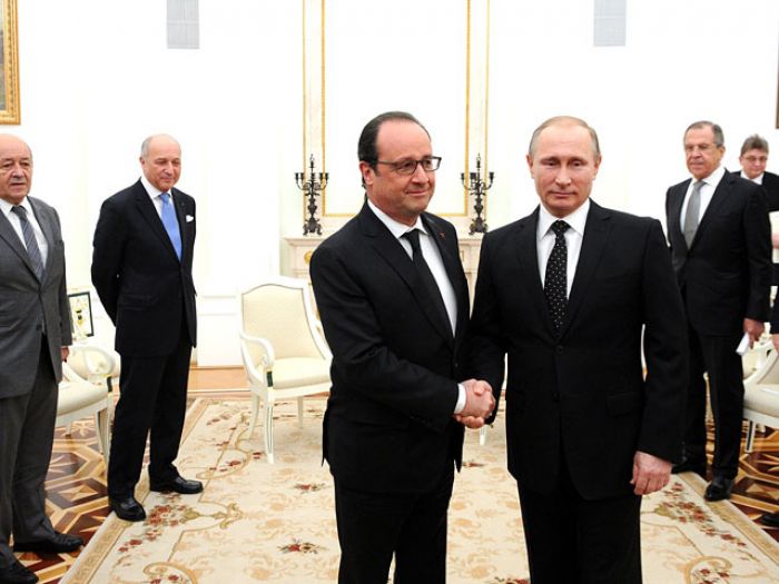 Путин и Олланд договорились координировать борьбу с ИГ