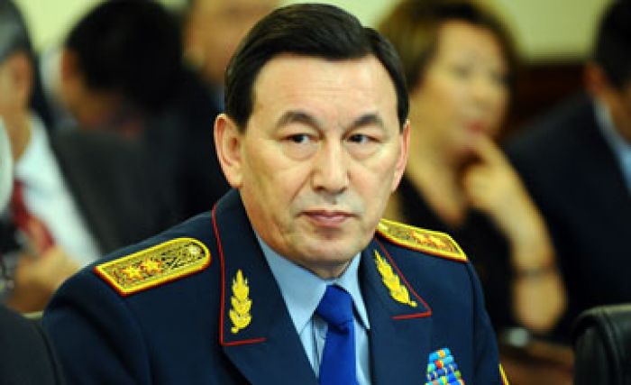 Глава МВД прокомментировал ситуацию в Жамбылской области