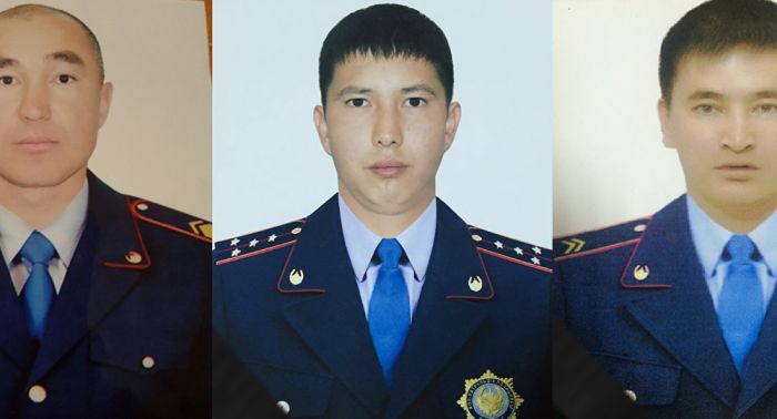 Названы имена полицейских, погибших от рук экстремистов в Алматы