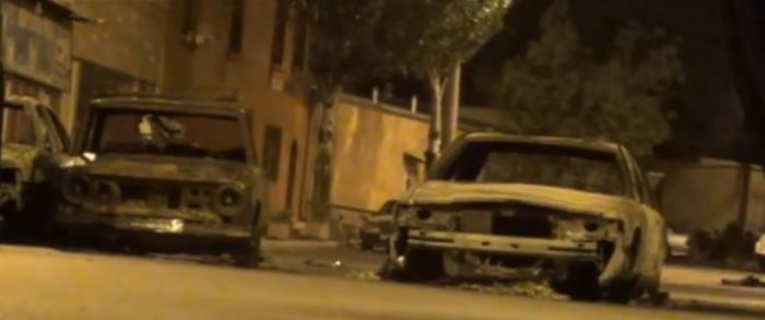 ​Появилось видео ночной перестрелки между полицейскими и бандитами в Ереване