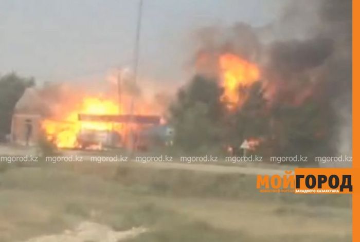 Газозаправочная станция взорвалась в ЗКО: есть пострадавшие