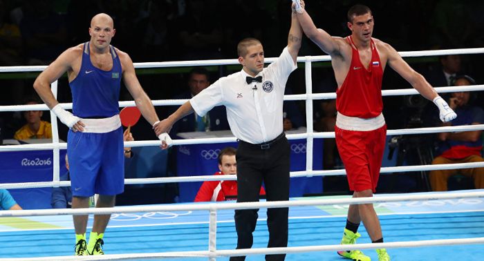 Олимпийский чемпион Евгений Тищенко работает в охране Путина