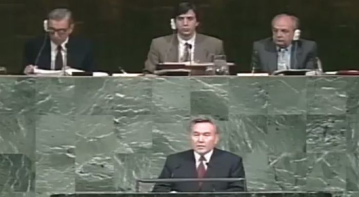 Первое выступление президента Казахстана в ООН