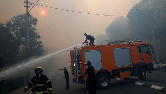 Власти Израиля из-за пожара эвакуируют 11 районов северного города Хайфы