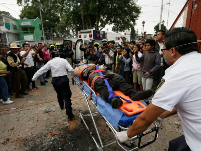 В Мексике взорвался рынок пиротехники: 29 человек погибли