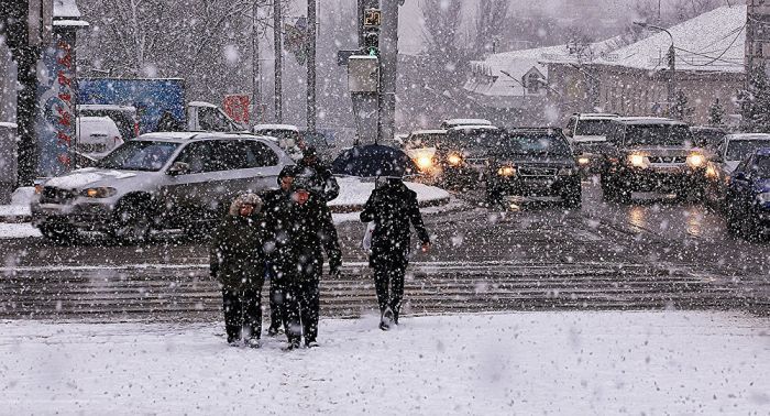 Снег прогнозируют синоптики в субботу в Казахстане  