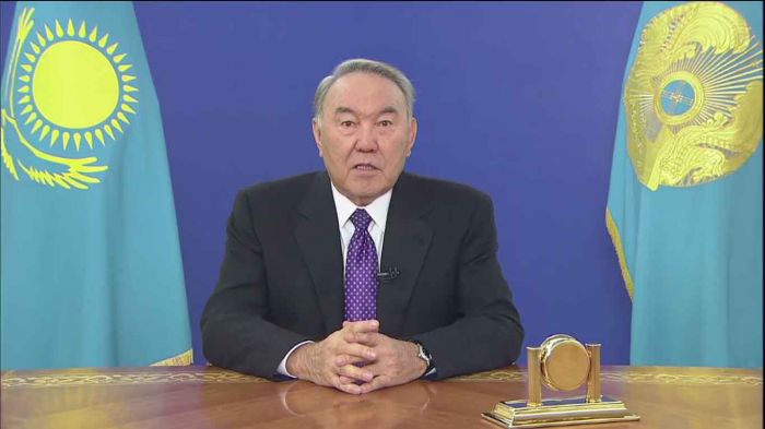 Назарбаев выступил с обращением к казахстанцам