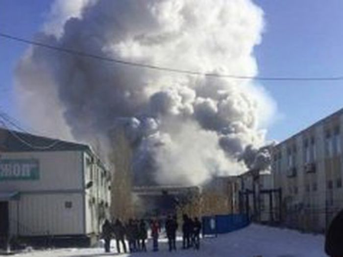 Сгорело общежитие на Тенгизе, пострадавших нет