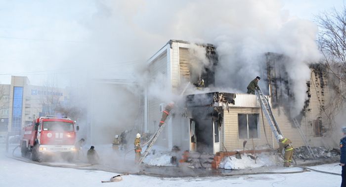 ​Один человек погиб при пожаре в Кокшетау 