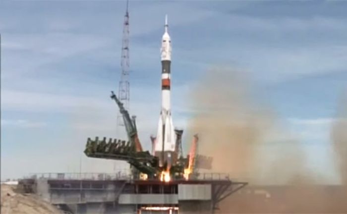 С Байконура стартовал «Союз» с первым сокращенным экипажем МКС