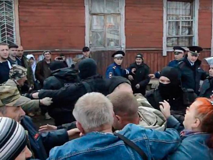 В Биробиджане возбуждено дело после столкновений рабочих с Росгвардией