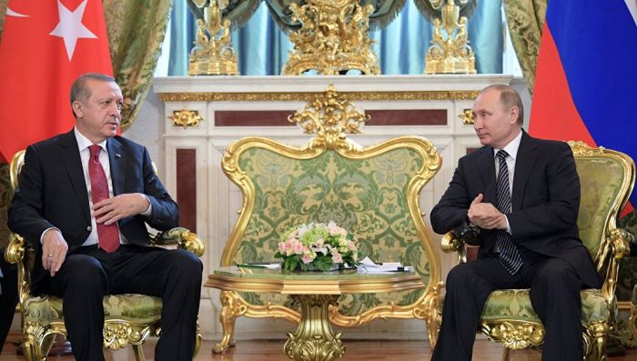 Эрдоган обсудил с Путиным фото российских военных с сирийскими курдами 