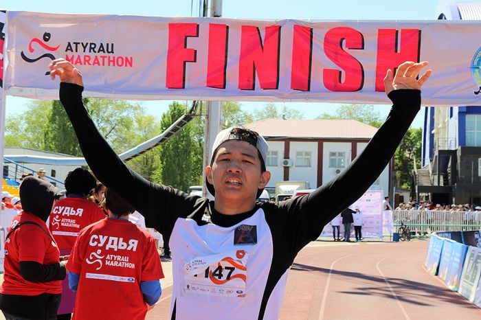 Первый марафон в Атырау