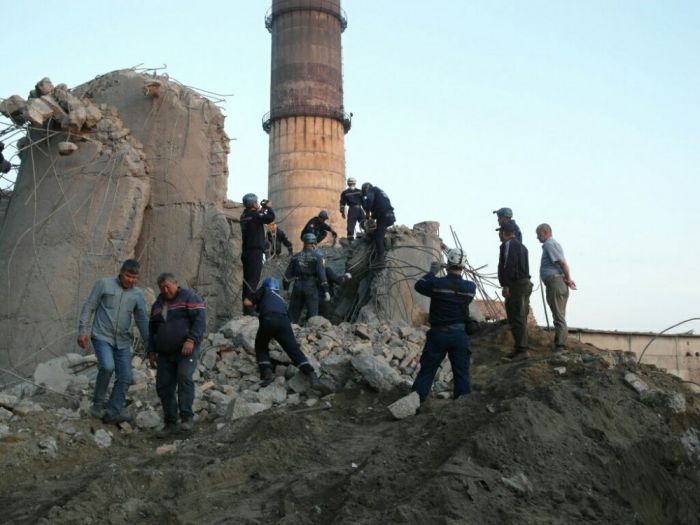 На месте обрушения трубы на ТЭЦ Кызылорды обнаружено тело рабочего 