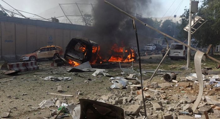 Появились фото пострадавшего при теракте посольства Казахстана в Кабуле 